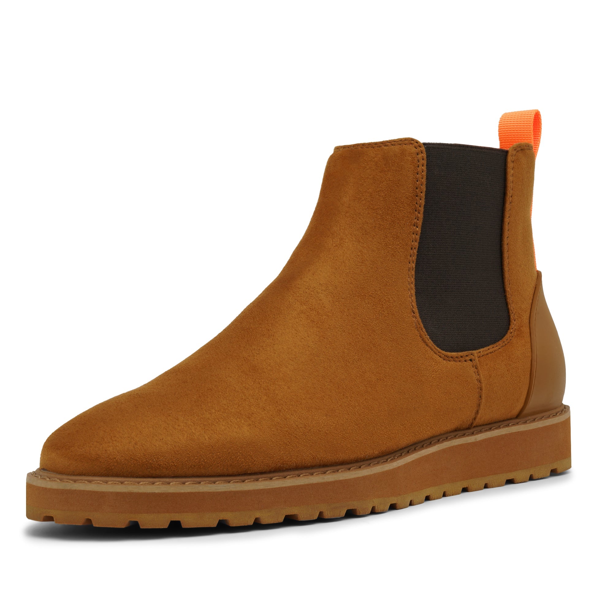 Tayno The Mustela Suede Casual Chelsea Sneaker Camel
