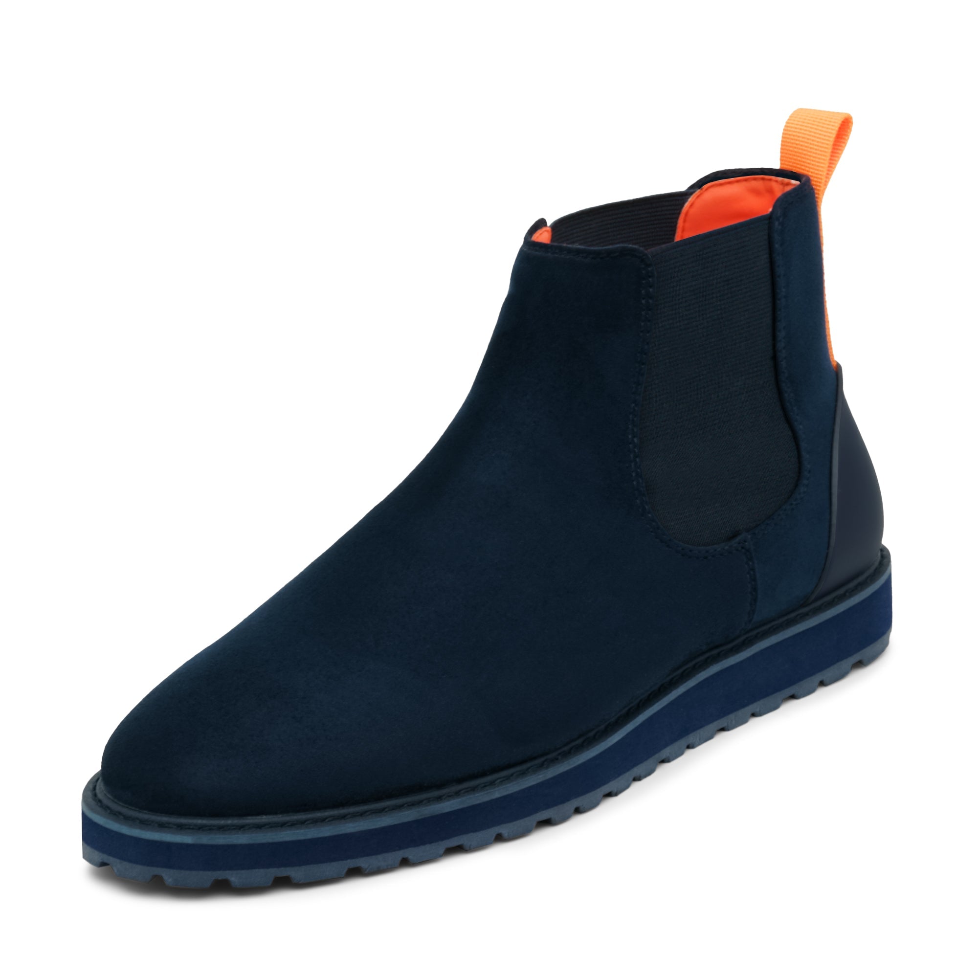 Tayno The Mustela Suede Casual Chelsea Sneaker Navy