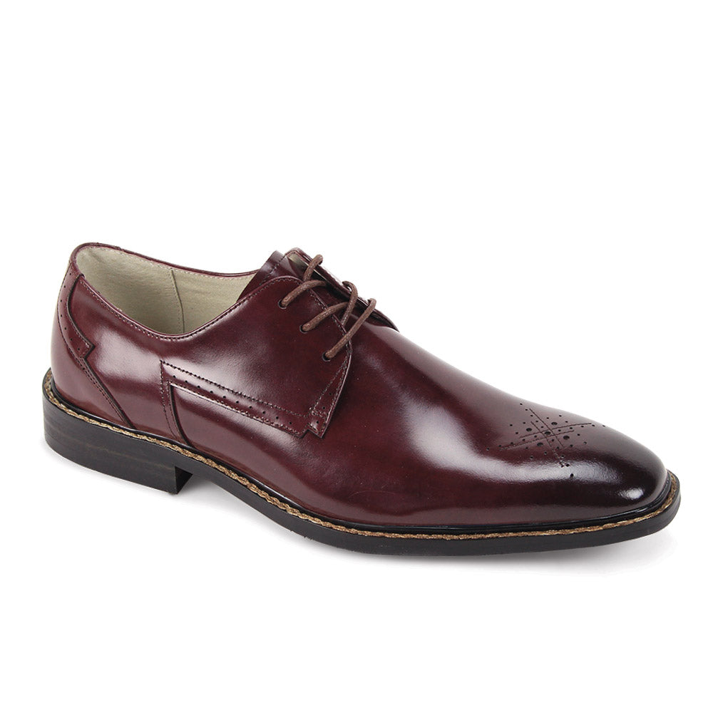 Giovanni Toby Leather Dress Shoes Burgundy