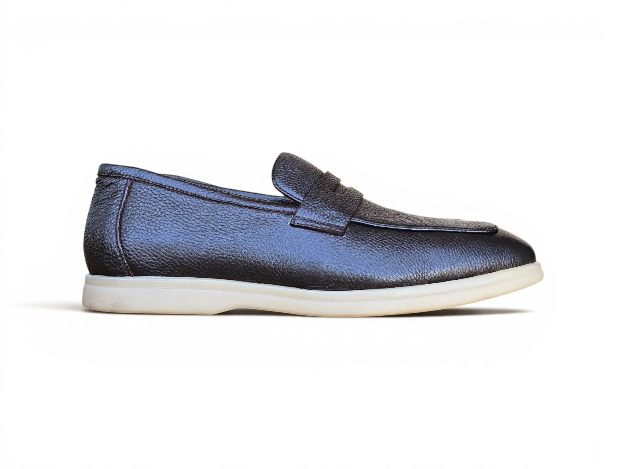Tumble Calfskin Penny Loafer
