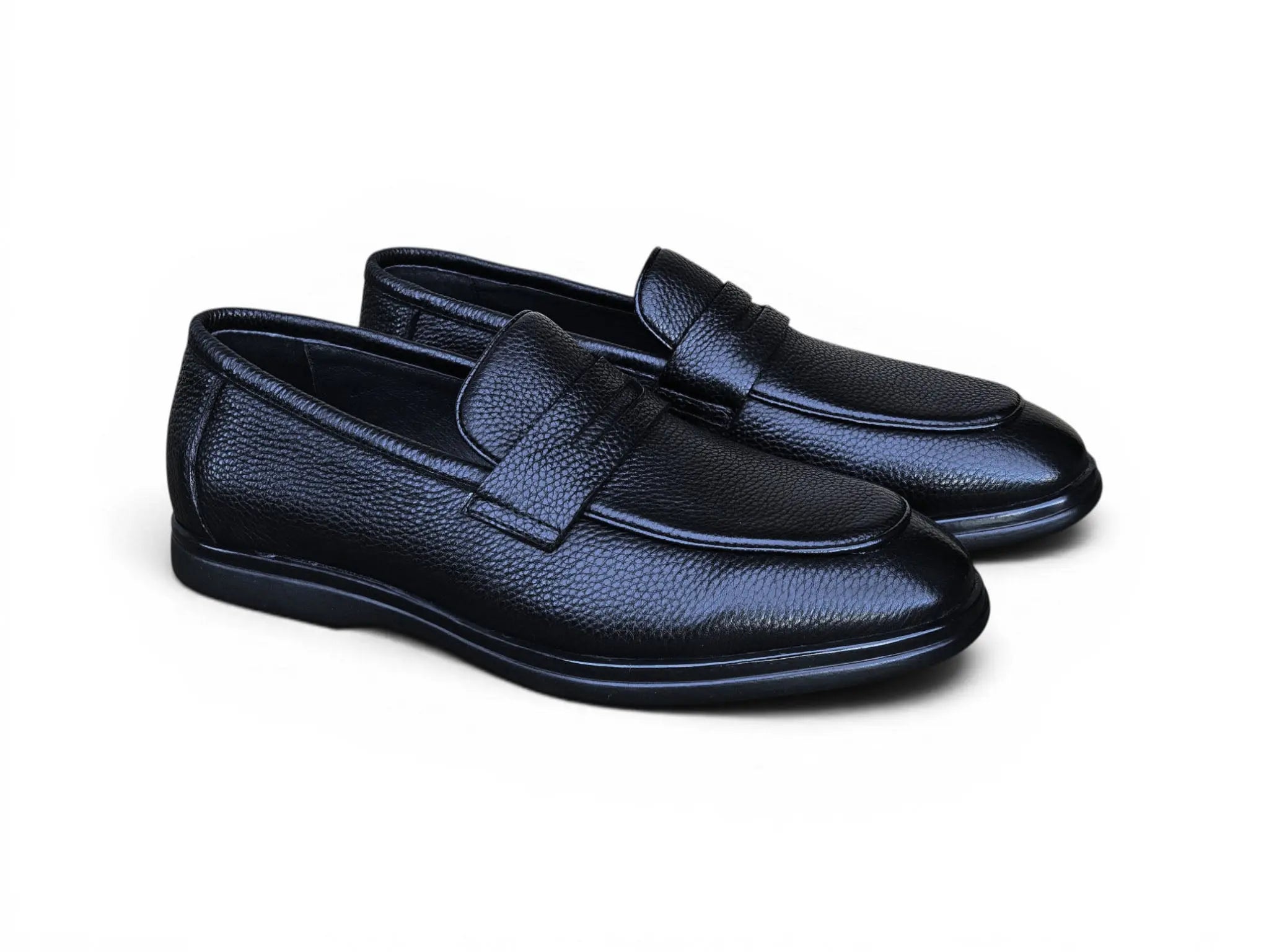 Tumble Calfskin Penny Loafer