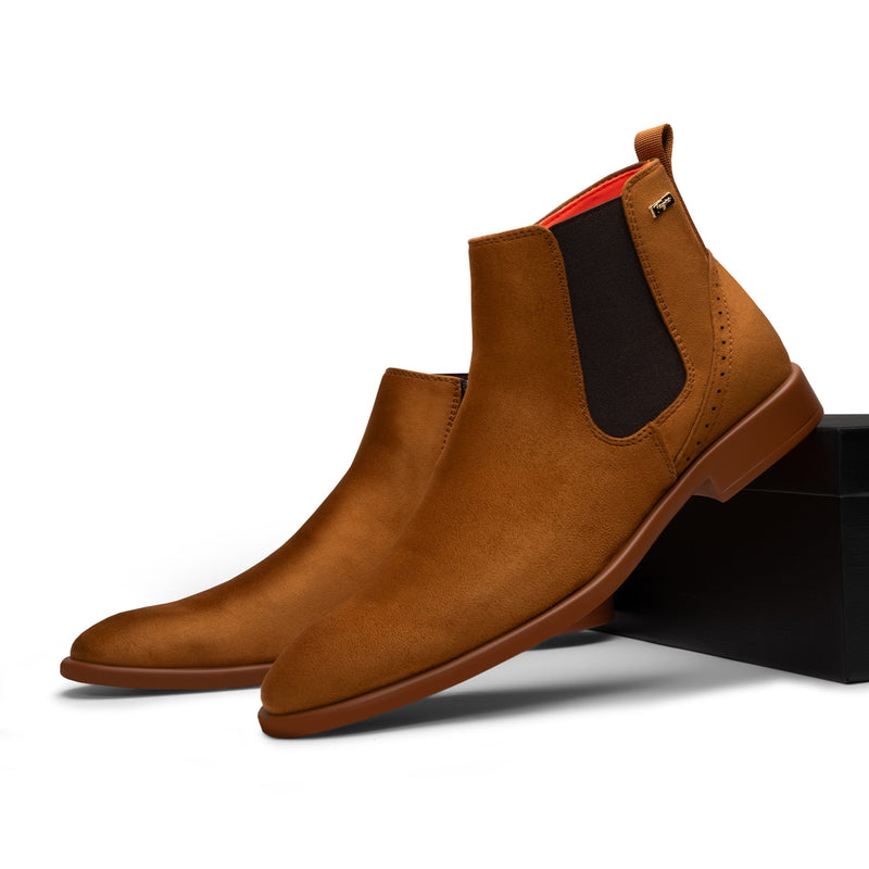 Tayno The Victorian Chelsea Boot Camel