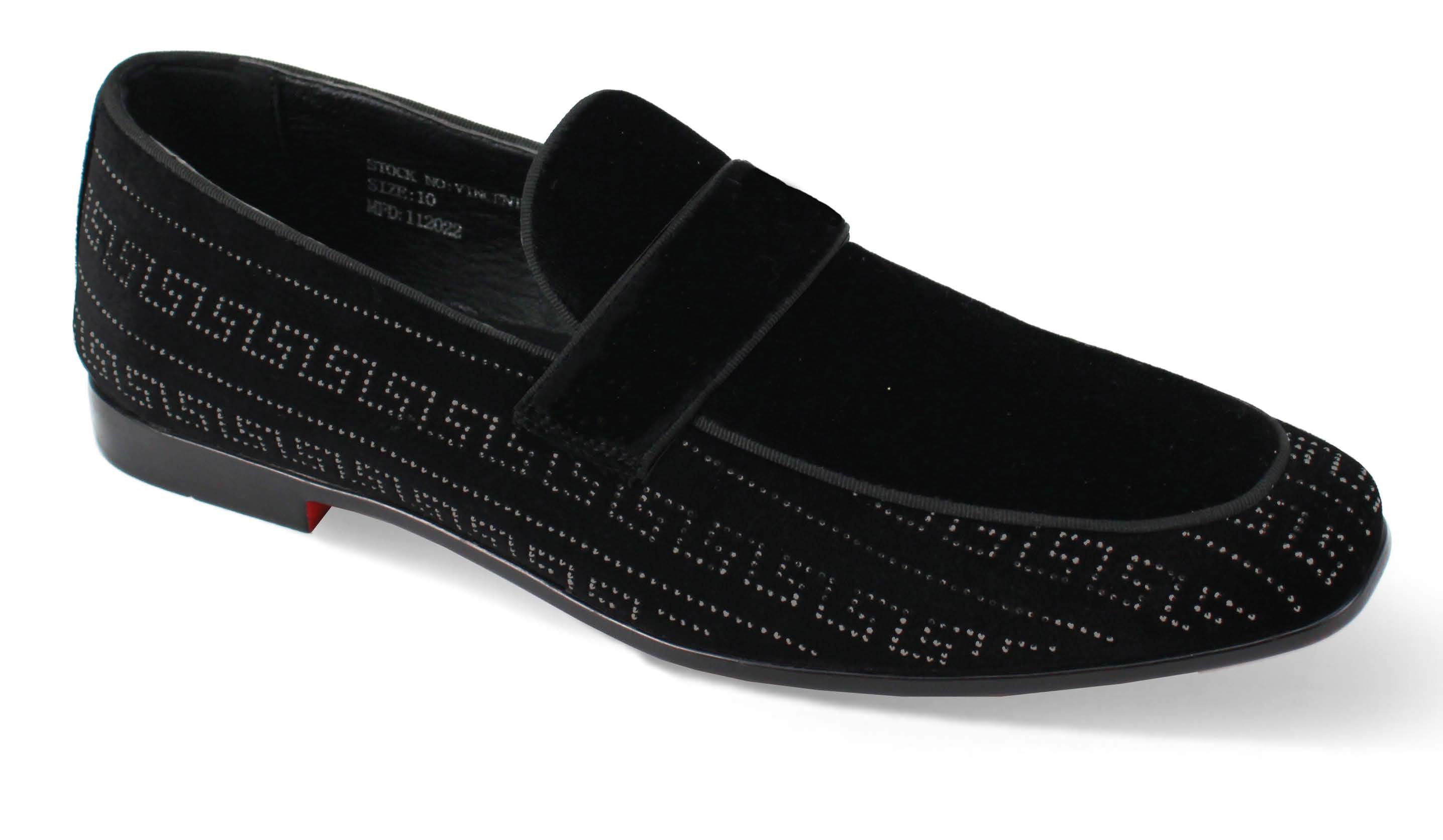 After Midnight Vincent Velvet Shoes Black
