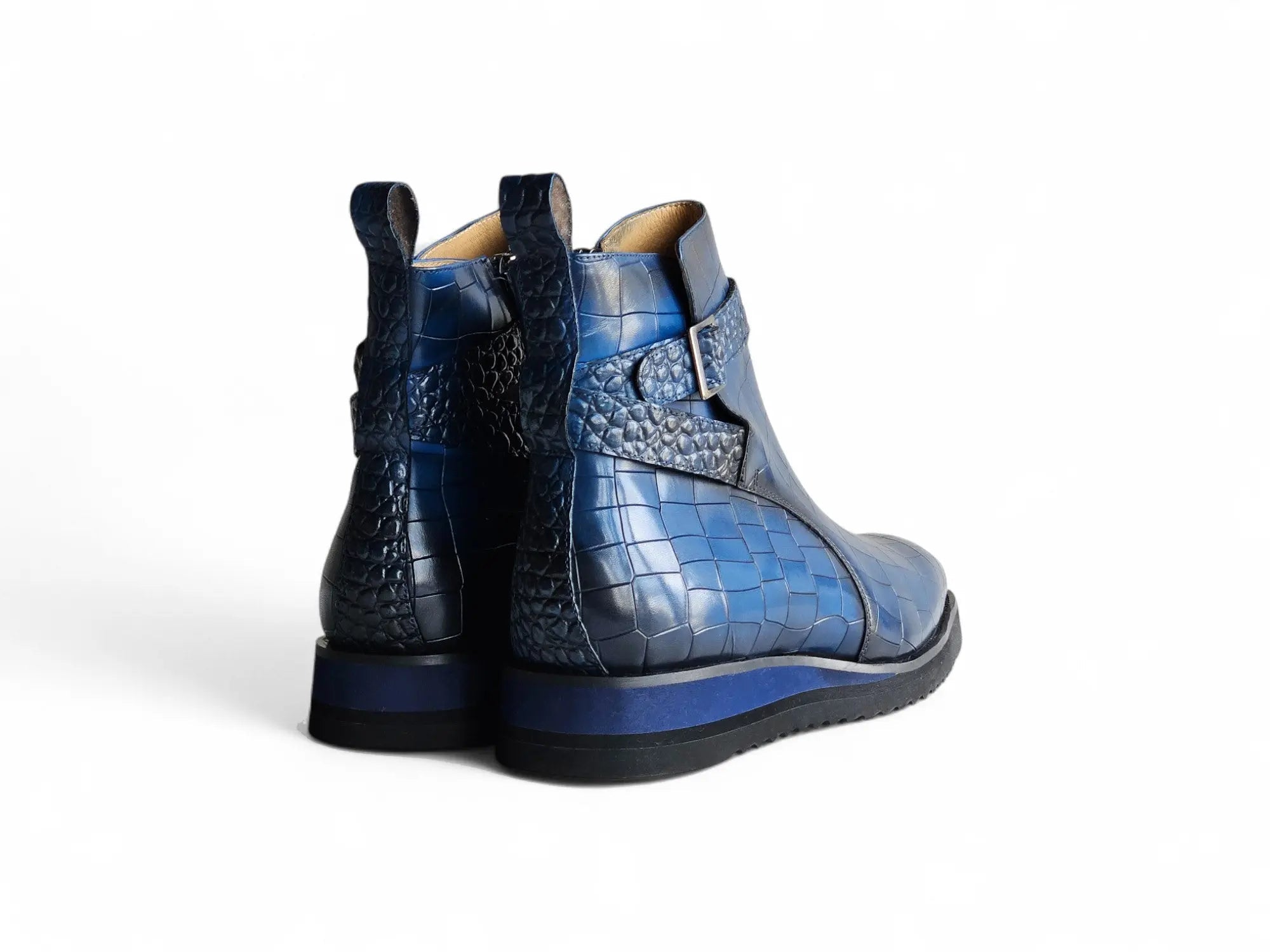 Vesper Cross Strap Buckle Boot