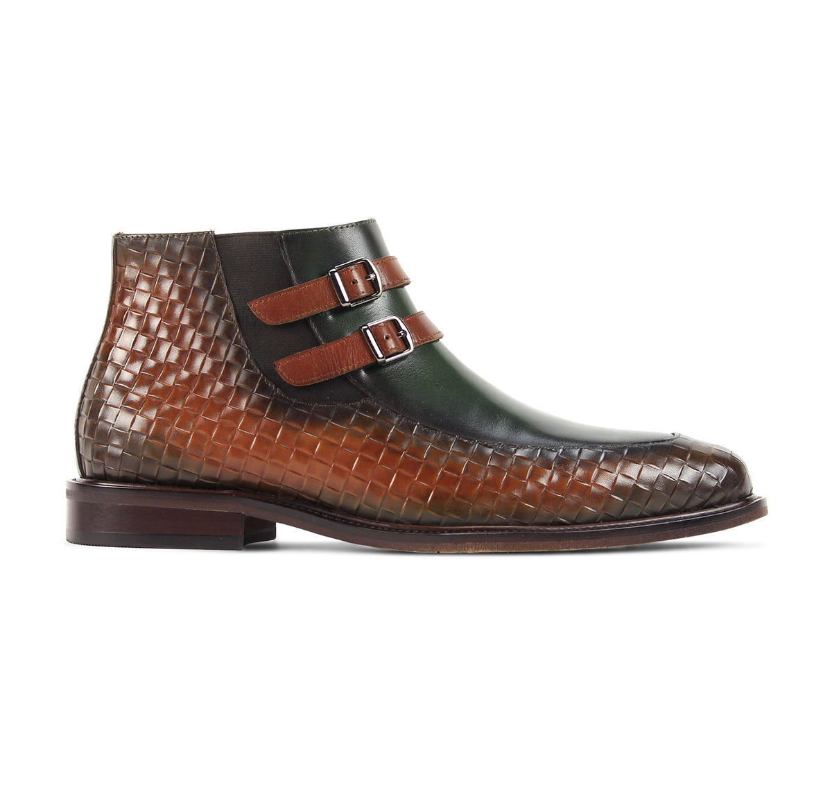 Giovanni Wallace Shoes - Tan/Olive