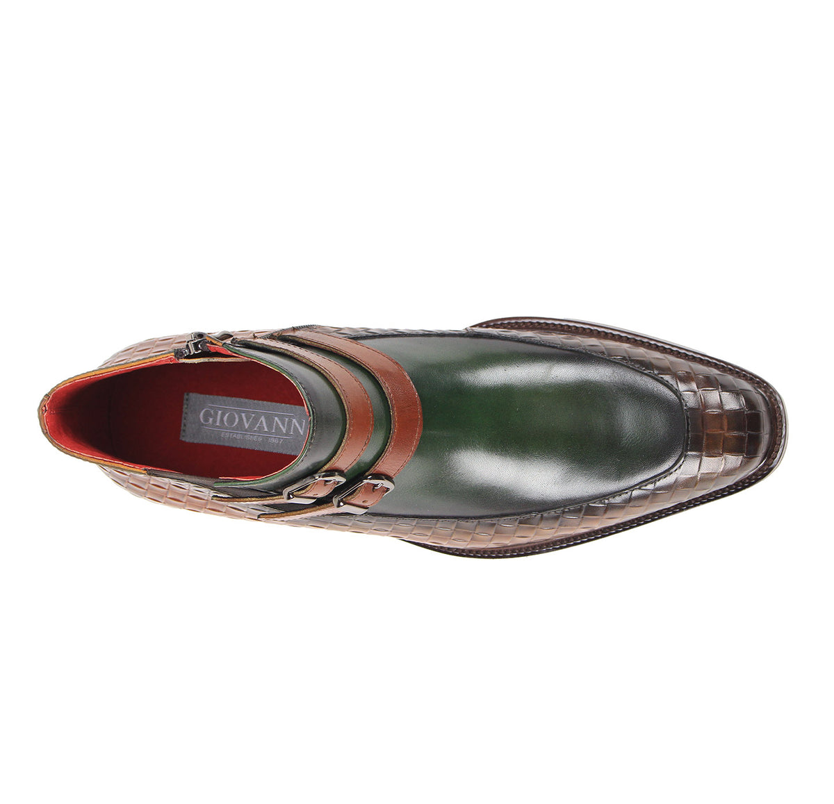 Giovanni Wallace Shoes - Tan/Olive