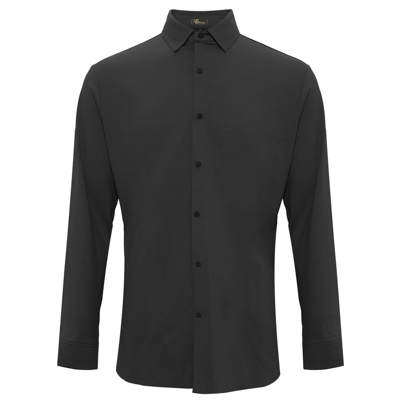 City Stroll Button-Up Shirt BLACK