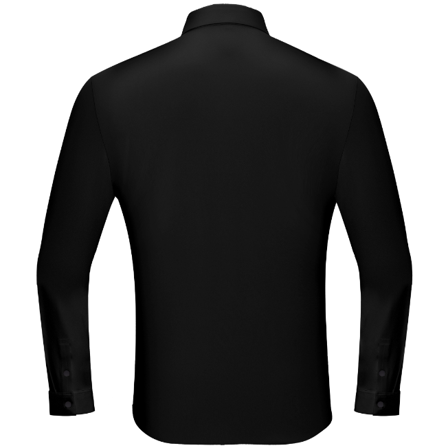 Dazzling Dapper Button-Up Shirt BLACK/BLACK