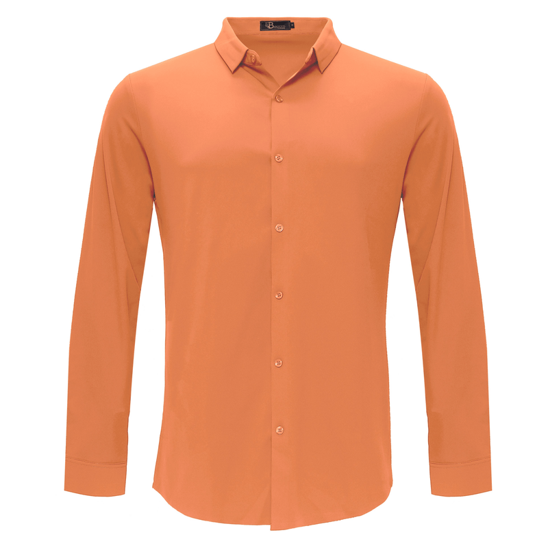 Barocco Ascend Stretch Shirt ORANGE - Barocco