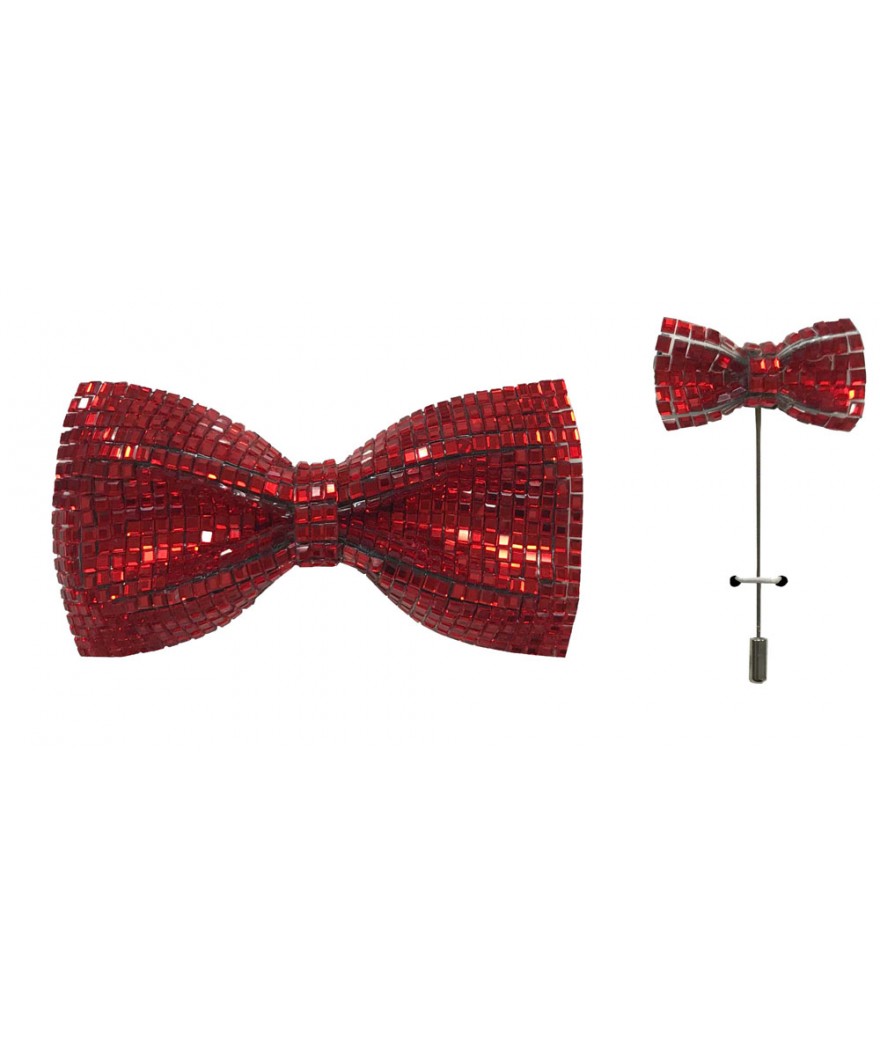Brand Q BP-105-O Bow Tie With Matching Pin Lapels