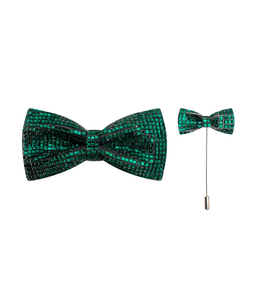Brand Q BP-105-CC Bow Tie With Matching Pin Lapels