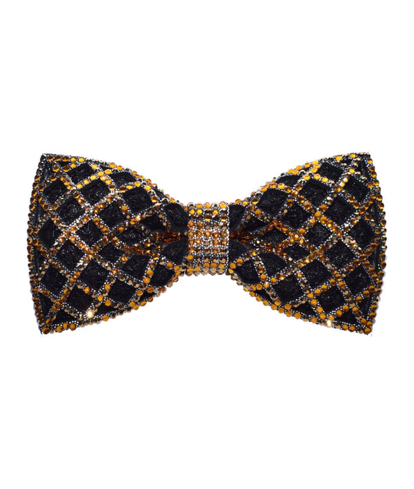 Brand Q BTG-113-JJ Fancy Bowtie Black/Gold