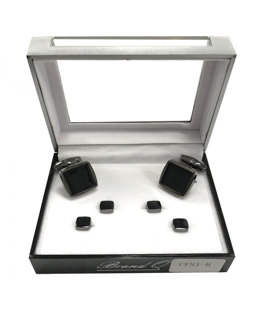 Brand Q CFS1-S Cufflink With Matching Tuxedo Studs