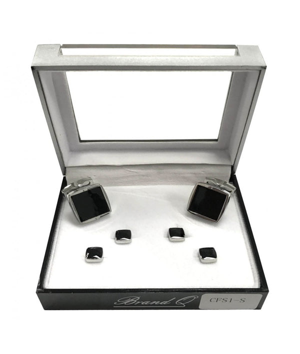 Brand Q CFS1-S Cufflink With Matching Tuxedo Studs