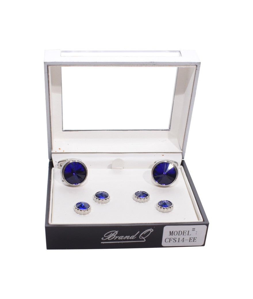 Brand Q CFS14-EE Cufflink With Matching Tuxedo Studs