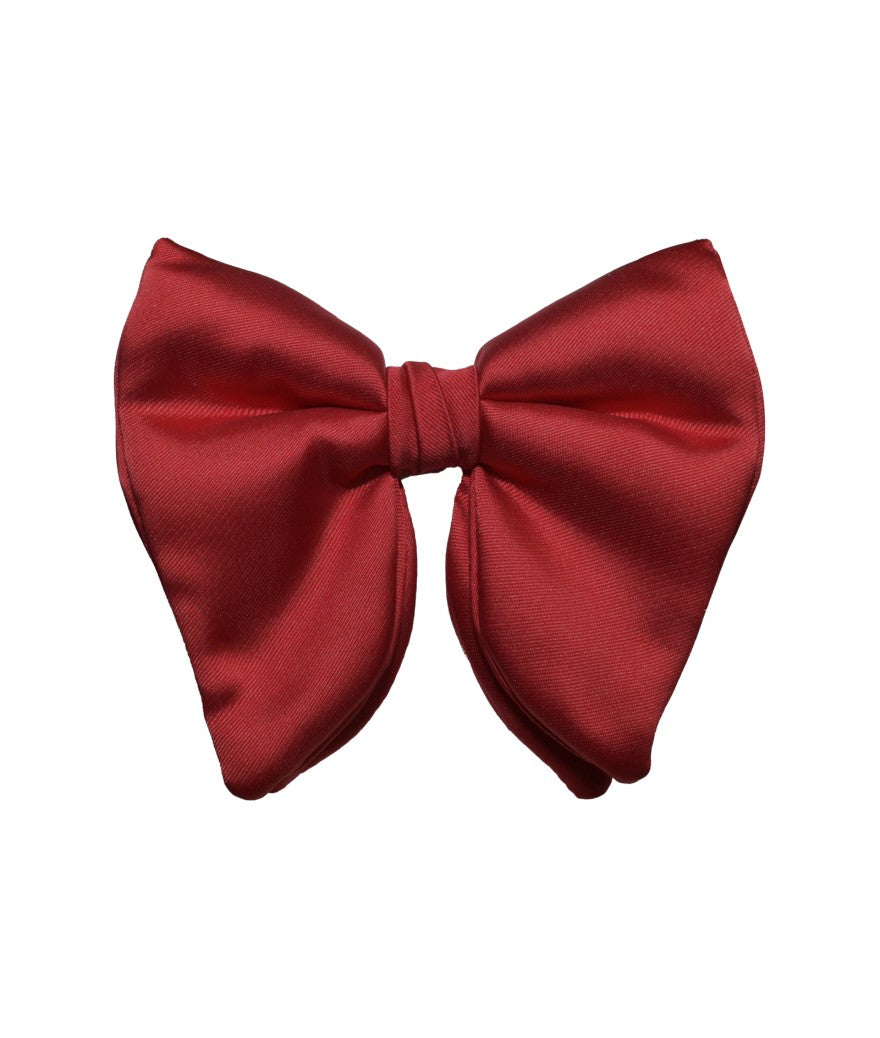 Brand Q DBT100-GGG Droopy Bow Tie & Hankie True Red