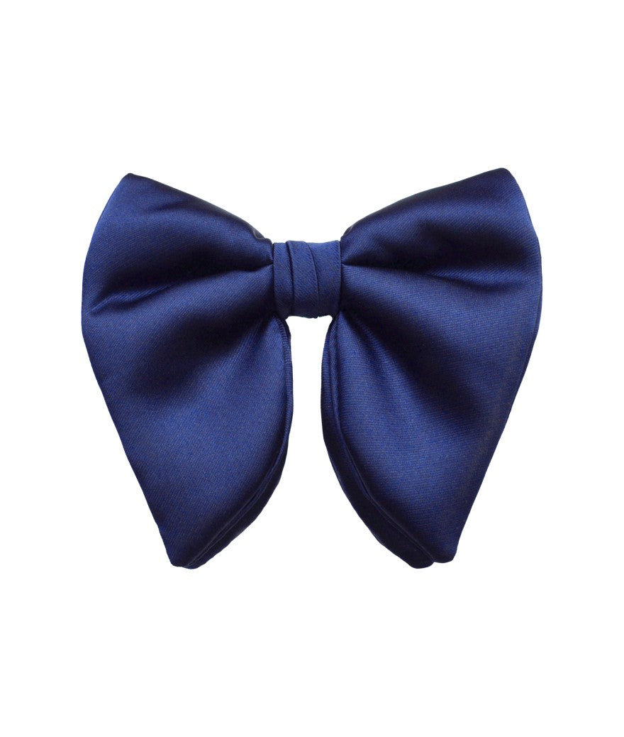 Brand Q DBT100-HHH Droopy Bow Tie & Hankie Royal Blue