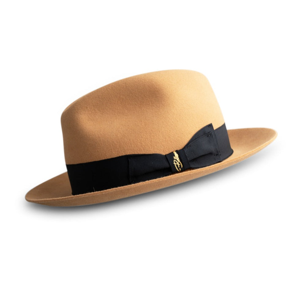 El Chayo Small Brim Fedora - Camel