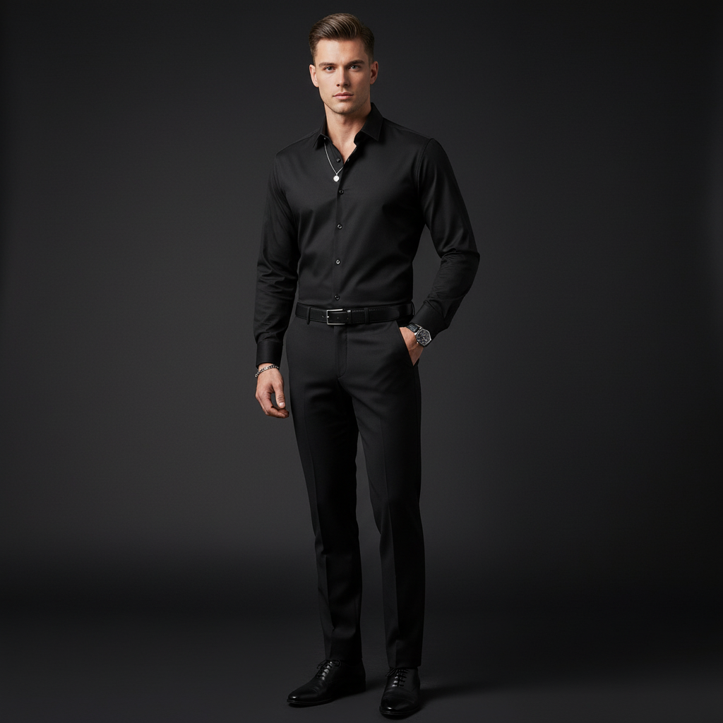 Nexus Stitchless LS Shirt BLACK