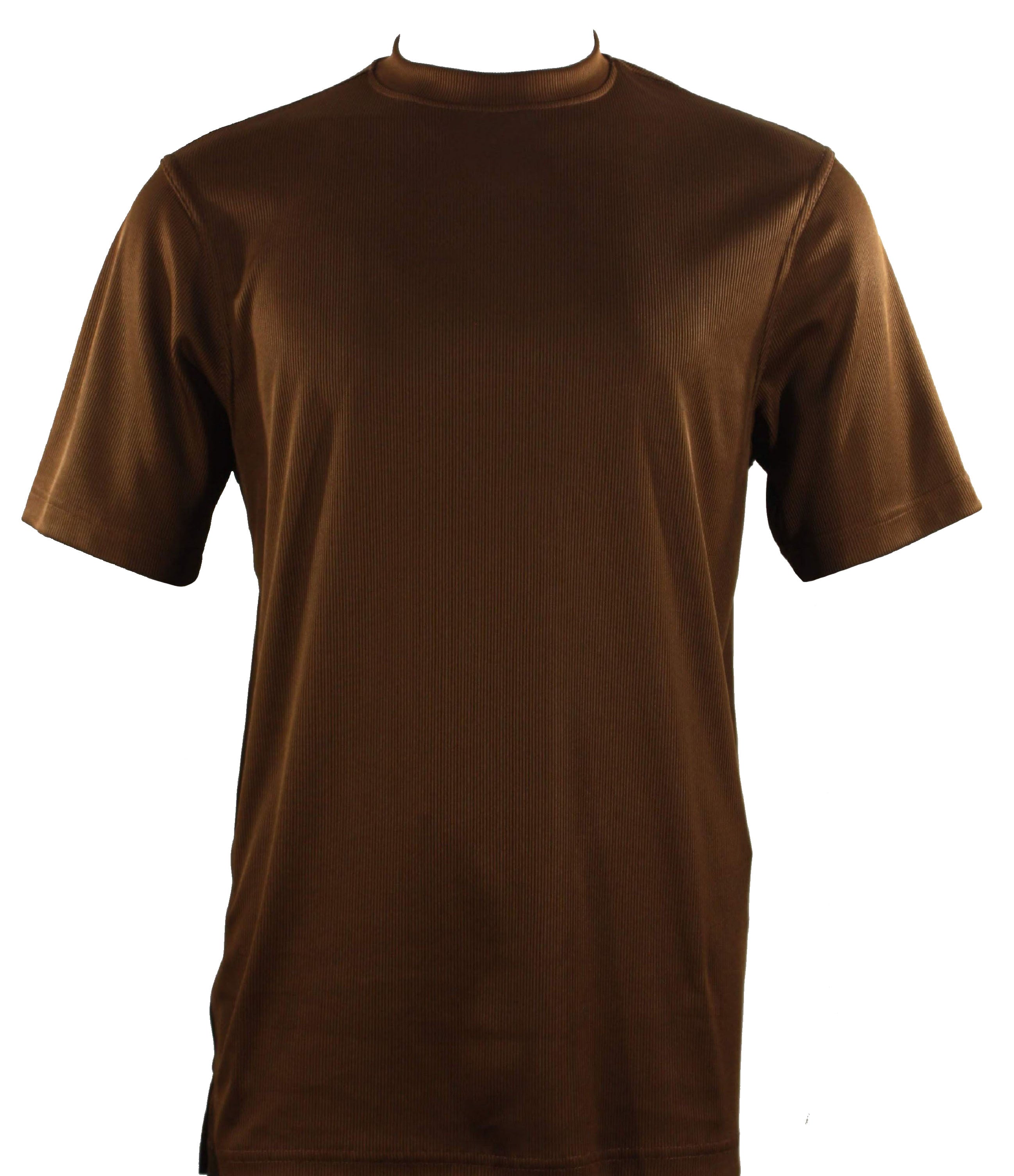 Log-In By Bassiri 218 knit Short Sleeve Mock Neck Coganc