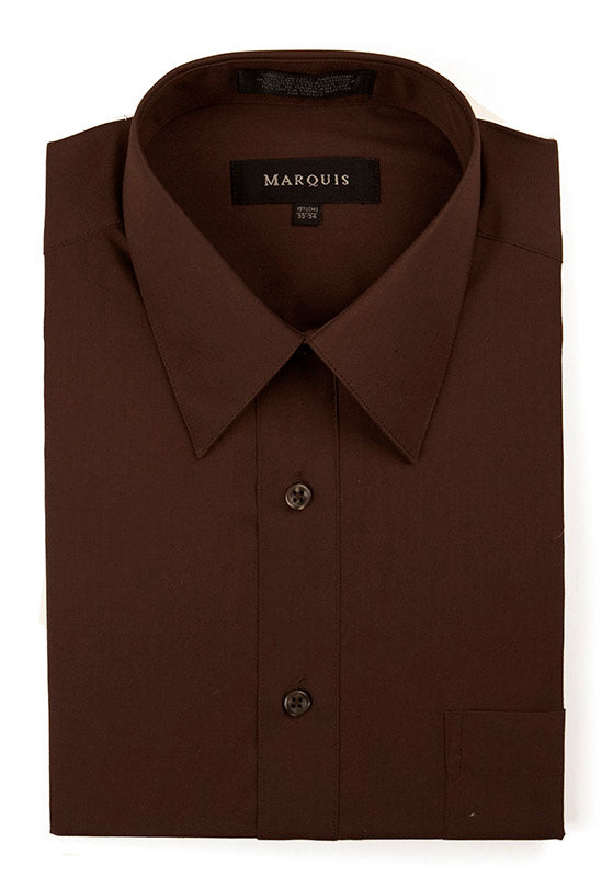 Marquis 009 Dress Shirt Regular Fit Chocolate