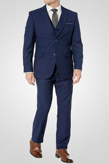 Caravelli S600512V 3Pcs Modern Fit Suit Midnight Blue-60