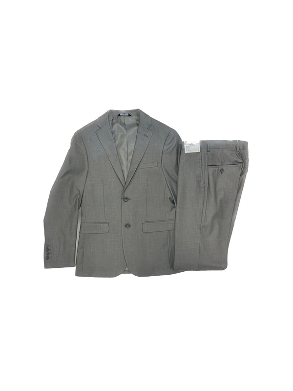 West End 9-1012S102 2PC Ultra Slim Fit Suit Light Grey