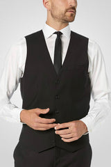 Caravelli S600512U Slim Fit 3pcs Suit Black