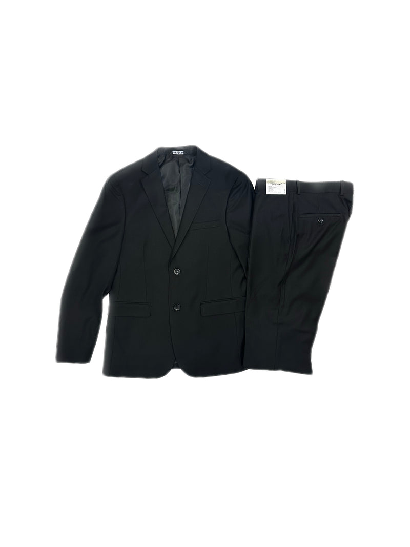 West End 9-1012S102 2PC Ultra Slim Fit Suit Black