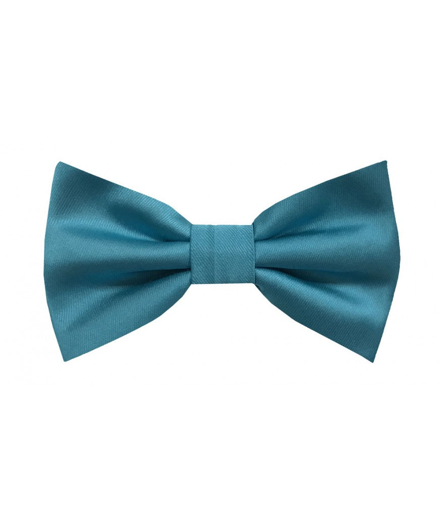 Brand Q KBT100-U Kids Bow Ties With Hanky Turquoise