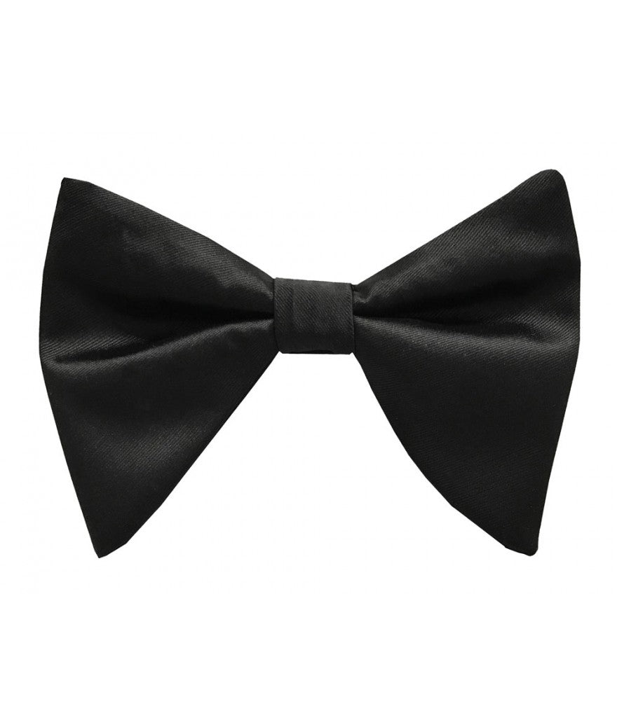 Brand Q LBT-100 Long Micro Fiber Bow Tie Black
