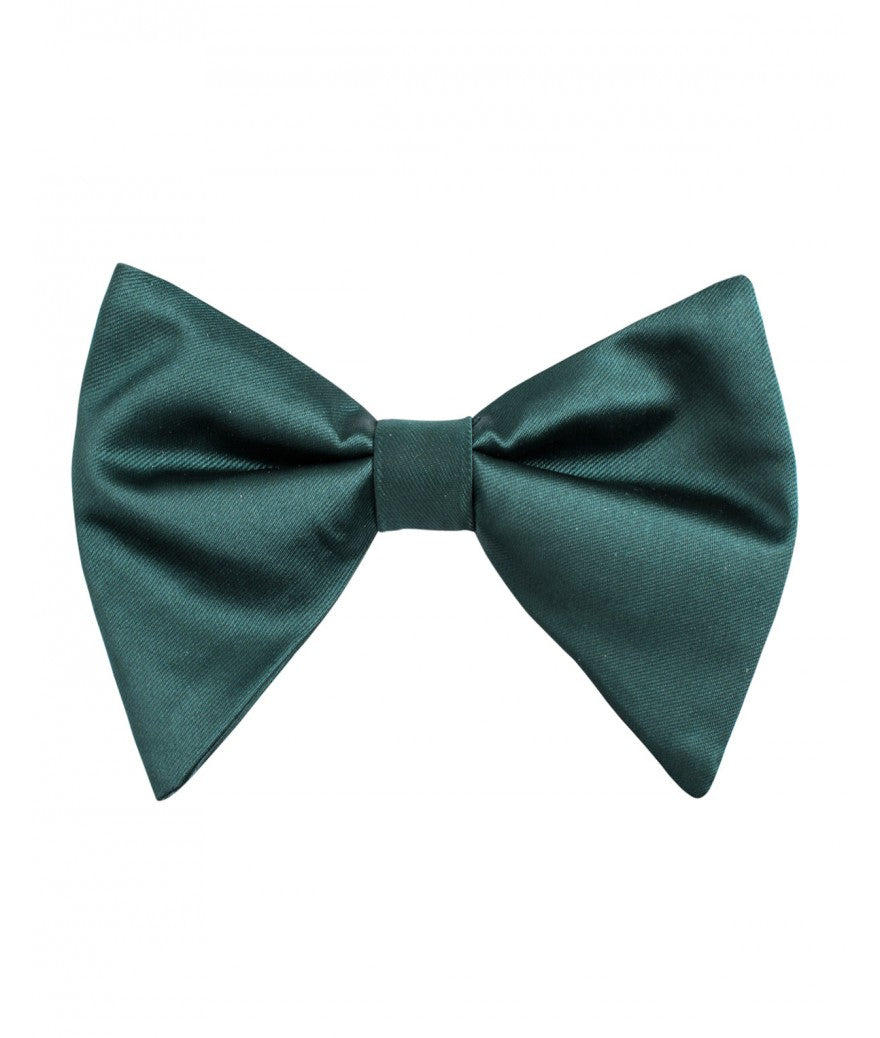 Brand Q LBT100-CC Long Micro Fiber Bow Tie Forest Green
