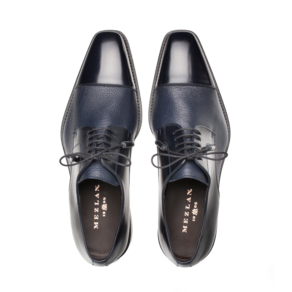 Mezlan Soka Deer Shoes Navy Blue