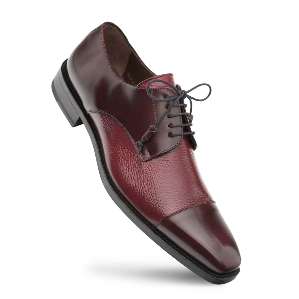 Mezlan Soka Deer Shoes Burgundy