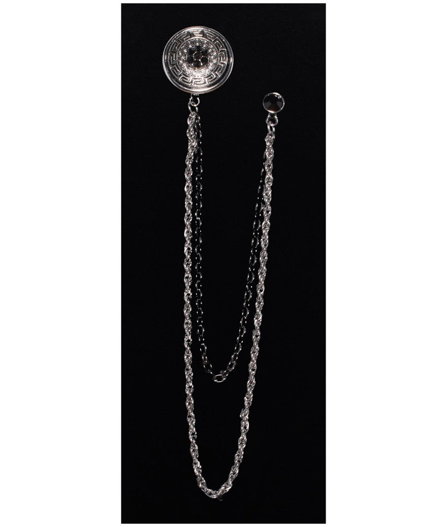 Brand Q MCBL9 -B Medium Chain Brooch Lapels