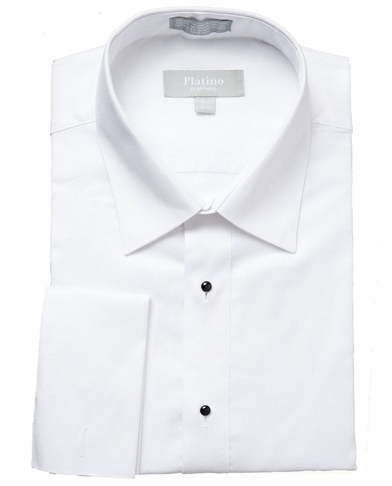 Platino 1700R Tuxedo Shirt White