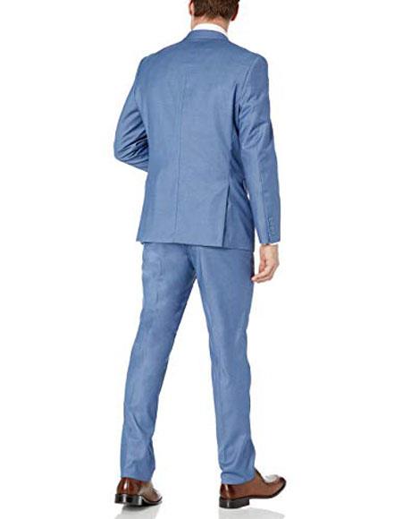 Caravelli S600512U Slim Fit 3pcs Suit Powder Blue