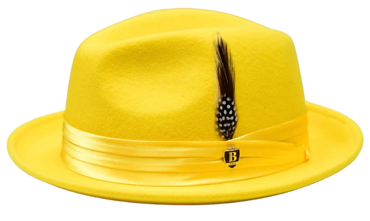 Bruno Capelo Giovani Fedora UN- 124 Soft Yellow