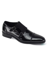 Giovanni Oscar Leather Shoes Black