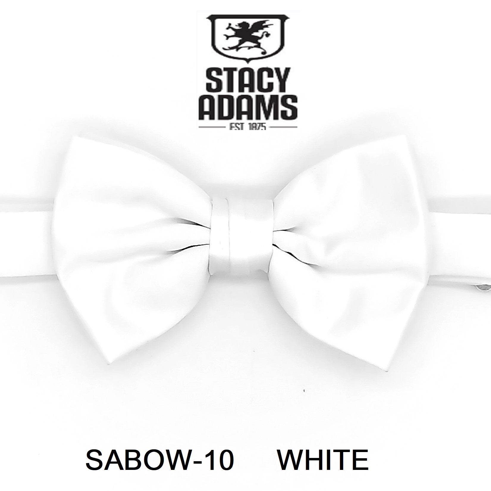 Stacy Adams SB400 Satin Solid Bowtie & Hanky