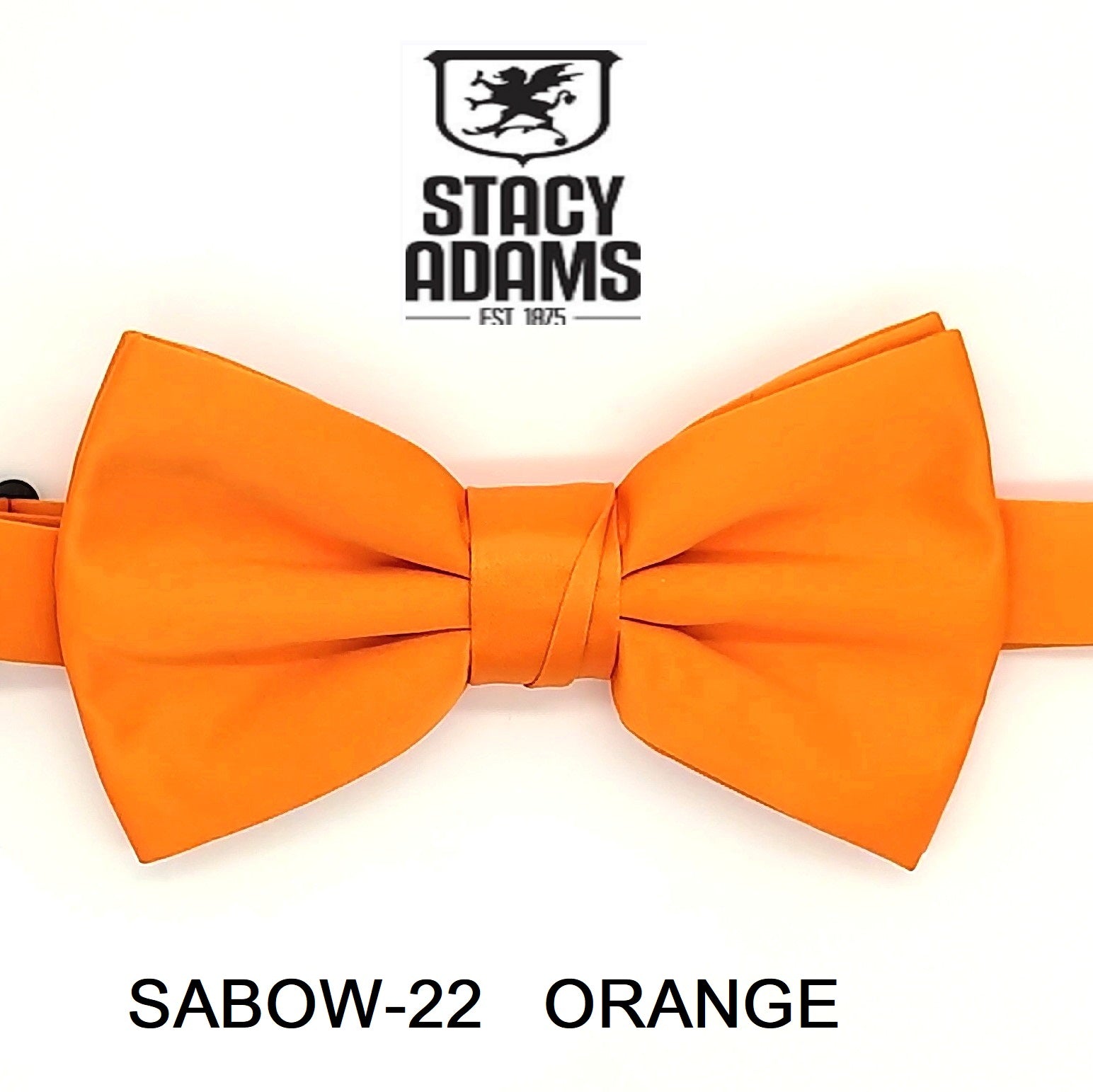 Stacy Adams SB400 Satin Solid Bowtie & Hanky