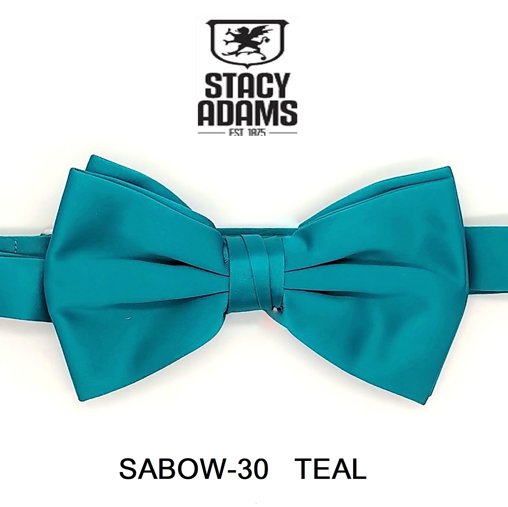Stacy Adams SB400 Satin Solid Bowtie & Hanky