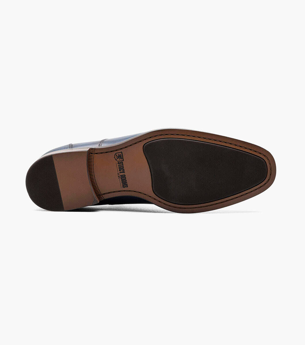 Stacy Adams Kalum 25568-410 Cap Toe Oxford Shoes Navy