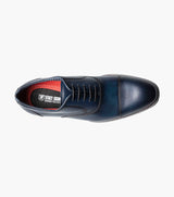 Stacy Adams Kalum 25568-410 Cap Toe Oxford Shoes Navy
