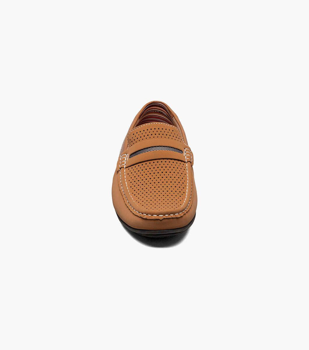 Stacy Adams 25513 CORBY  Moc Toe Saddle Slip On Tan