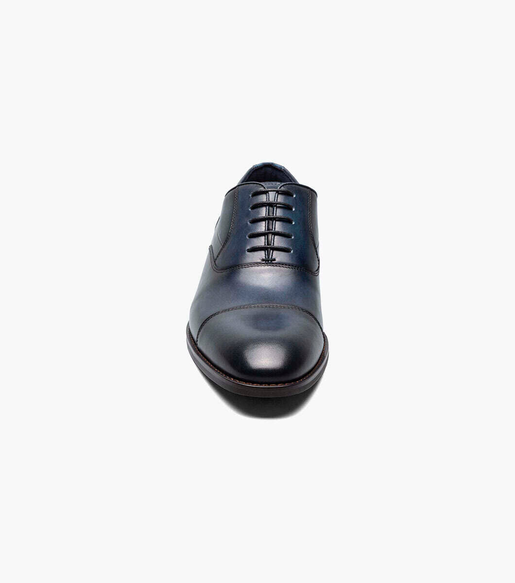 Stacy Adams Kalum 25568-410 Cap Toe Oxford Shoes Navy