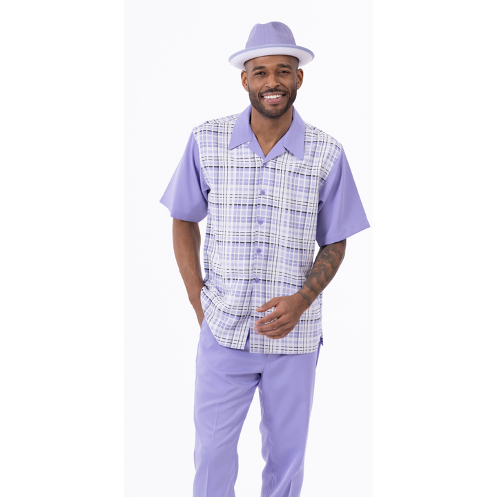 Montique 2302 Two Piece Set Lavander