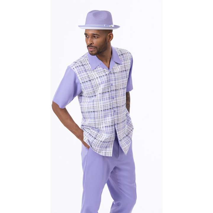 Montique 2302 Two Piece Set Lavander