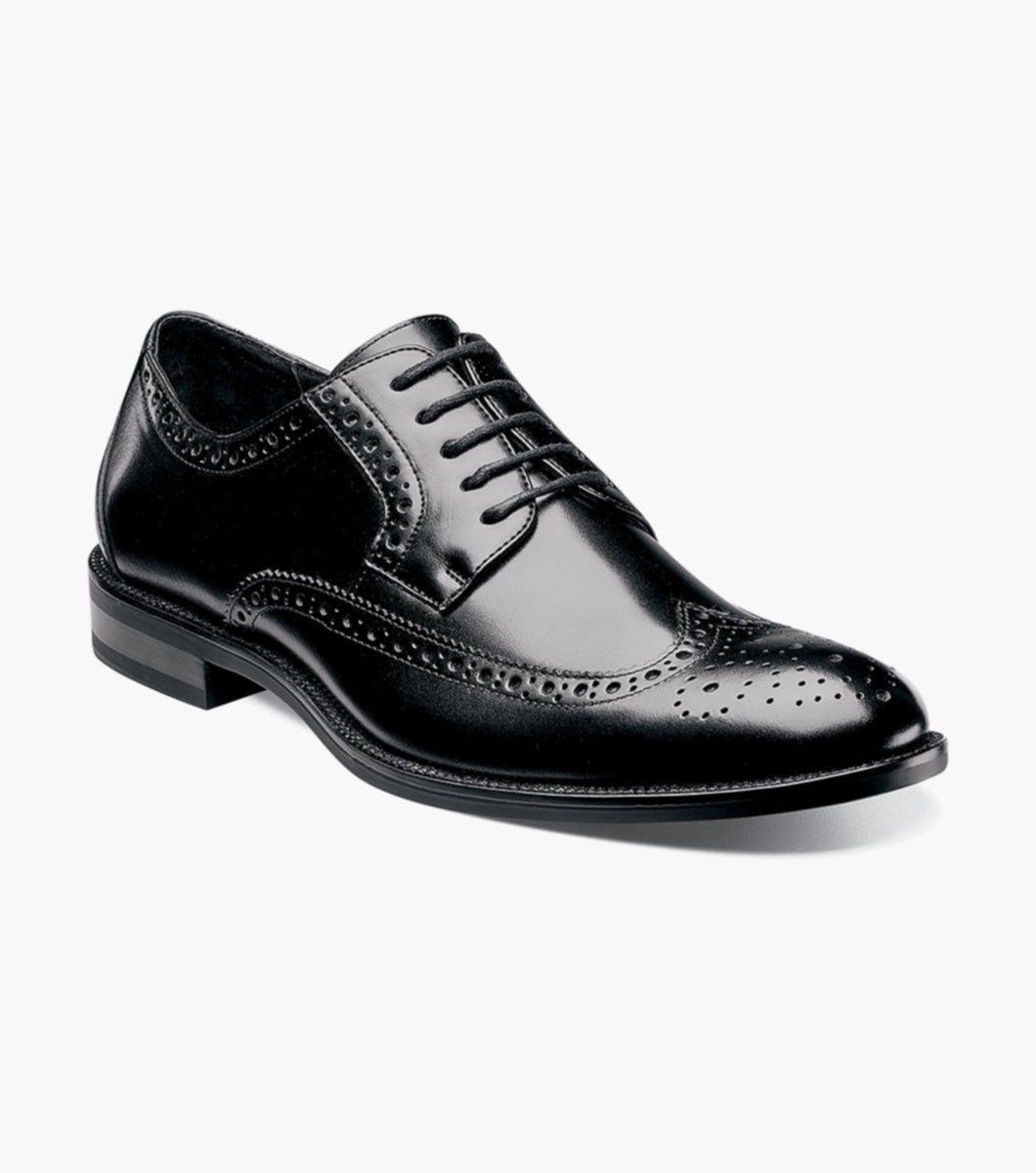 Stacy Adams Garrison 24916-001 Wing Tip Oxford Black