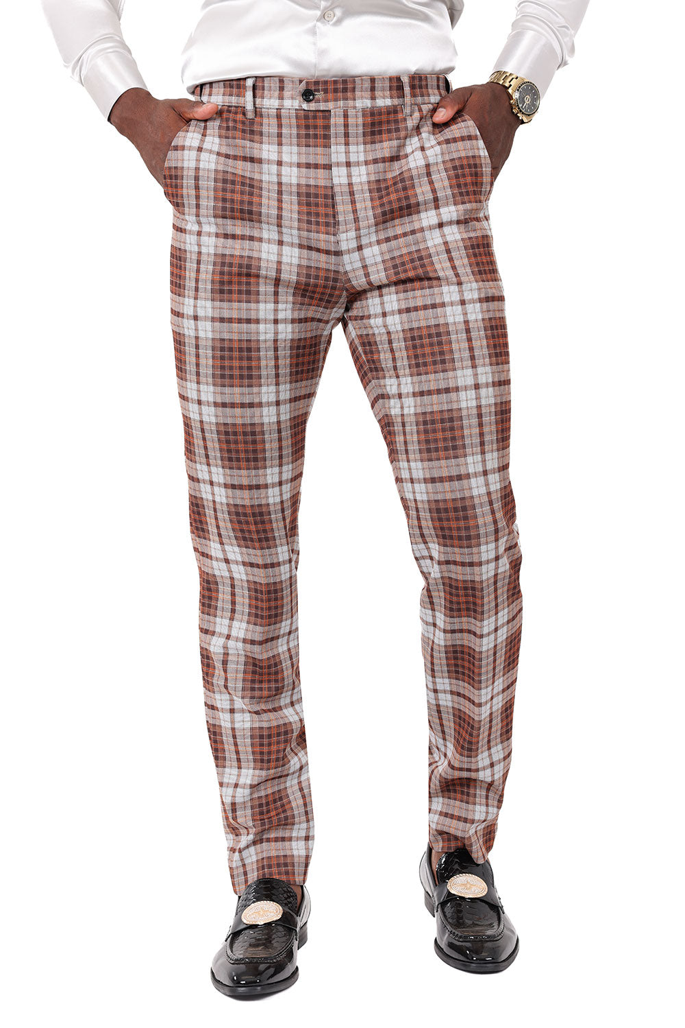 Barabas Kherson 2CP191 Chino Slim Fit Pants Rust